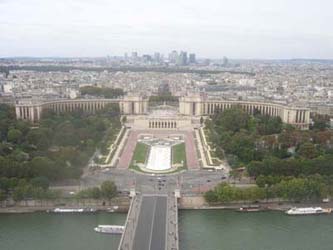 Вид на Trocadro и Palais de Chaillot