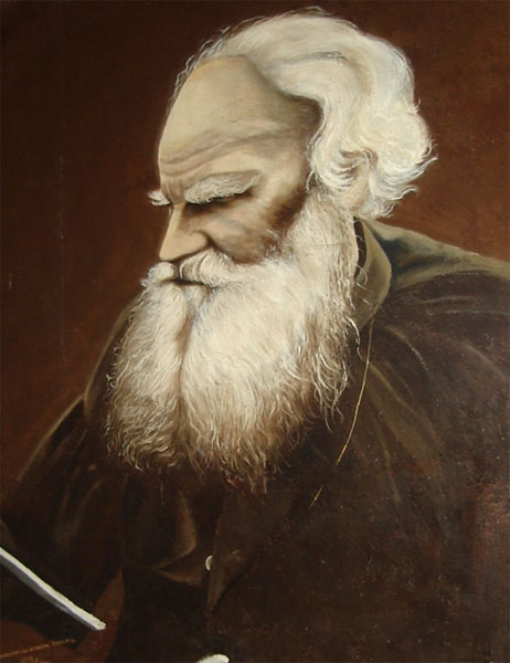 Портрет Льва Толстого. 1910